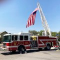 Of course the Lemoore Volunteer Fire Department displayed its American Flag.